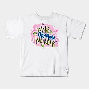 Make Oklahoma Weirder - Turbeau Kids T-Shirt